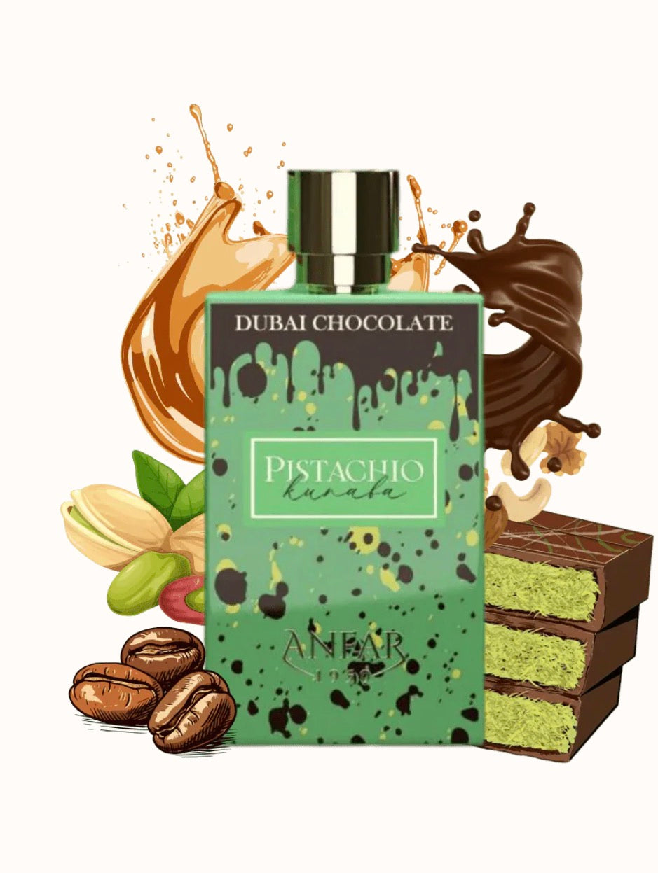 Anfar - Pistachio Kunafa 80 ml (Dubai Chocolate) Extrait de Parfum