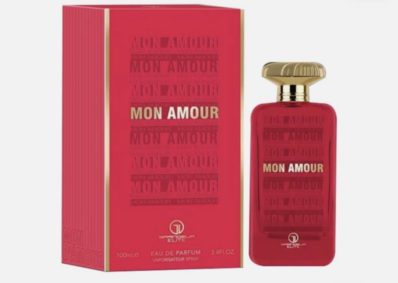 GRANDEUR ELITE "MON AMOUR"
3.4 fl oz eau de parfum