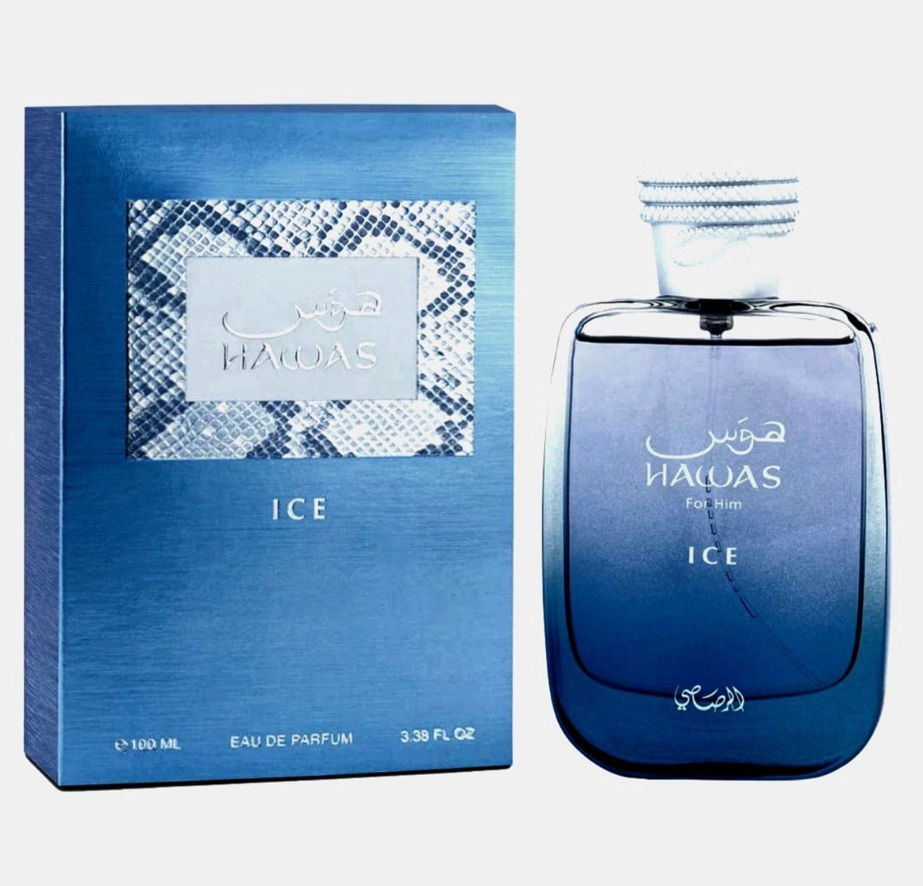HAWAS ICE MEN EDP - 100ML (3.40z) by RASASI
