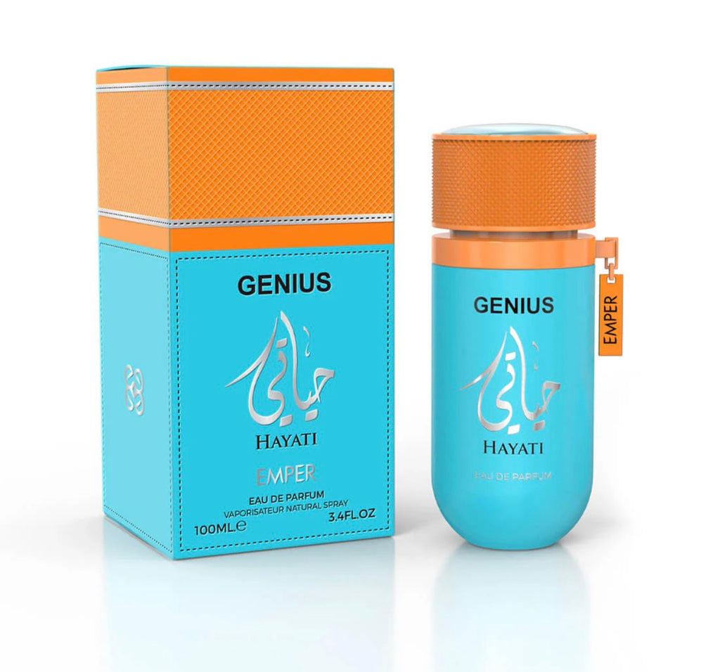 Genius Hayaati by Emper Perfume
Unisex EDP Cologne for Men &
Women 3.4 OZ/100 ML