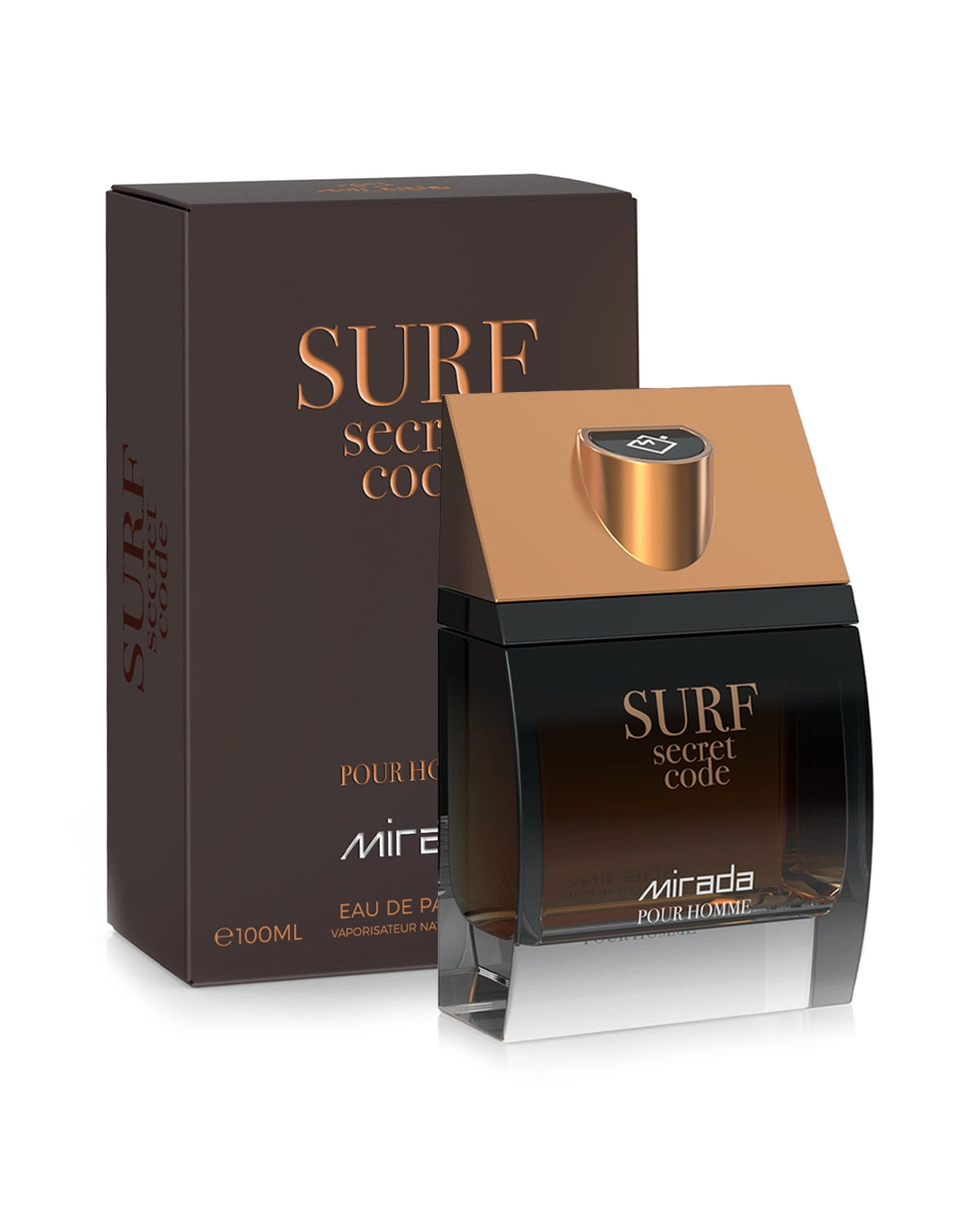 SURF SECRET CODE By Mirada
Pour Homme Eau de Parfum.