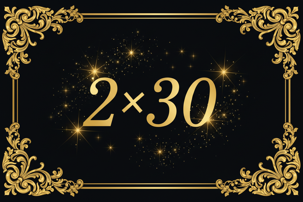 Banner 2×30 con Estrellas