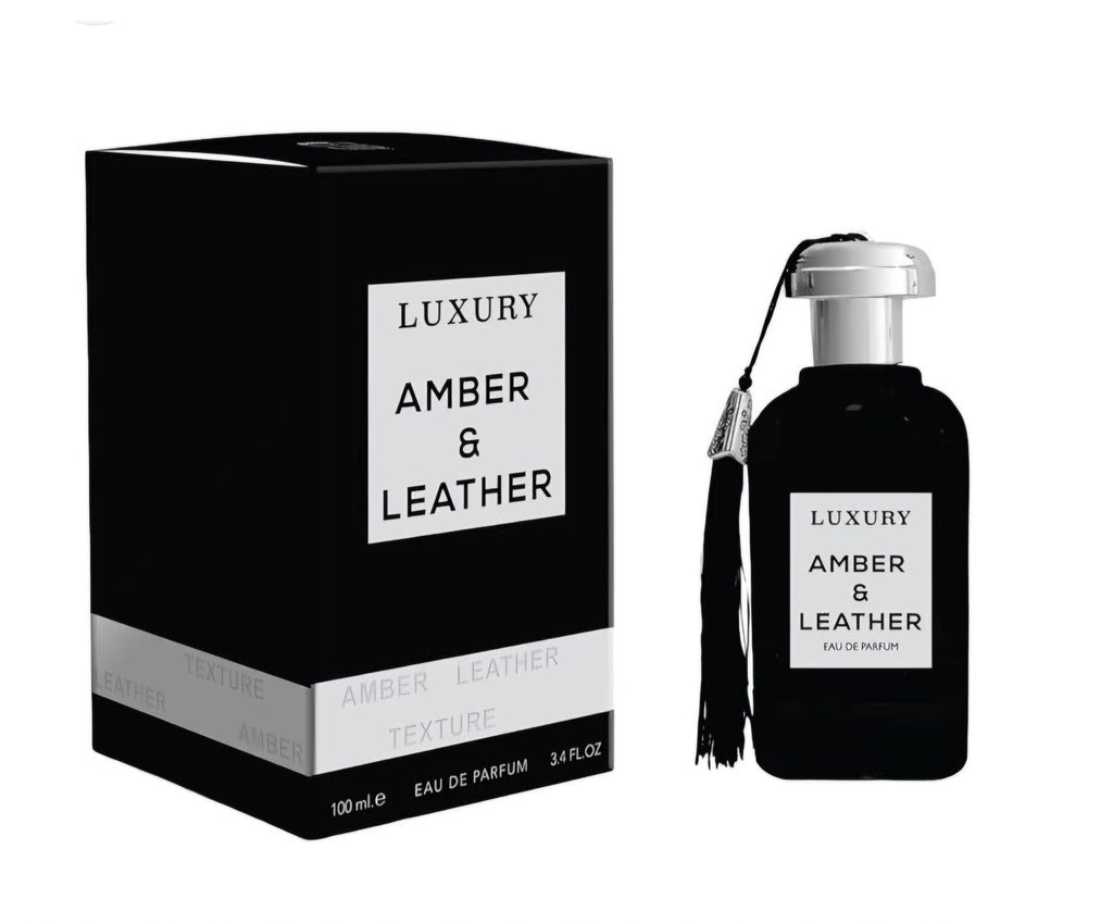 Khalis Amber And Leather Eau De Parfum 3.4 oz Spray for Unisex |