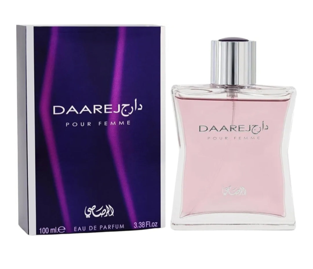Daarej Pour Femme - Eau de Parfum en espray para mujer, 3.4 onzas rasasi